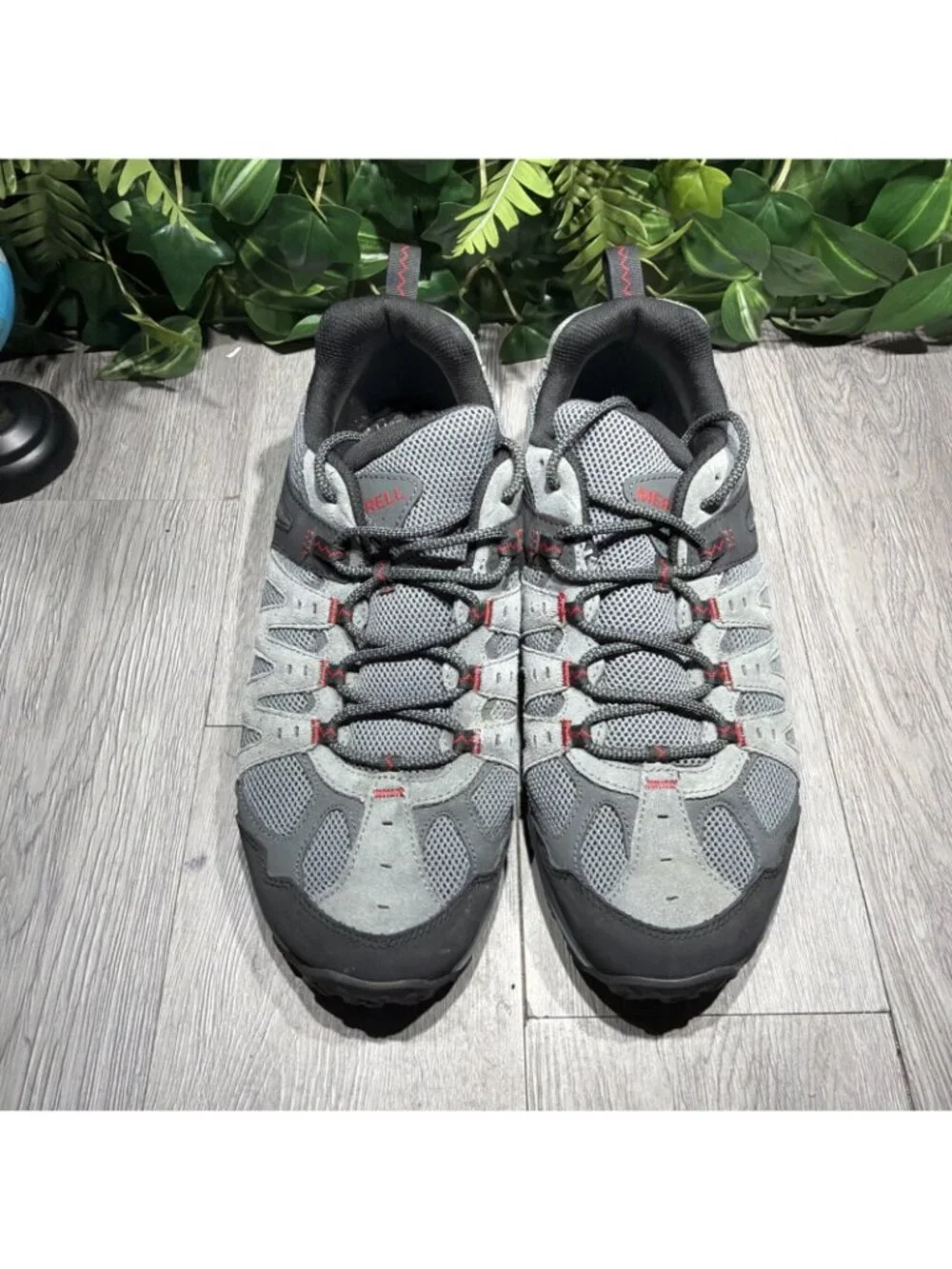 Merrell Accentor 3 Rock Gray Low Comfort Hiking Trail Shoes Men Size 13 W